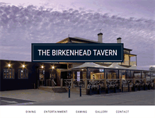 Tablet Screenshot of birkenheadtavern.com.au